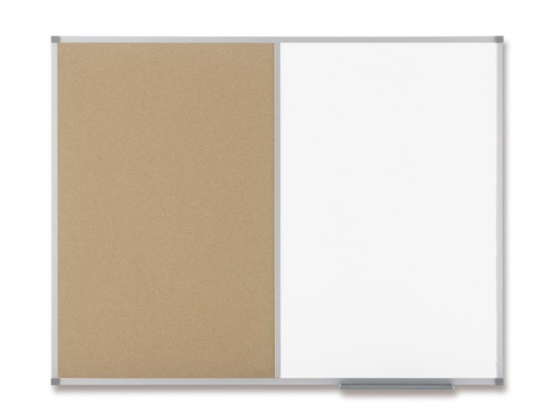nobo Tableau mixte, fond blanc/liège, dimensions: (L)900 x