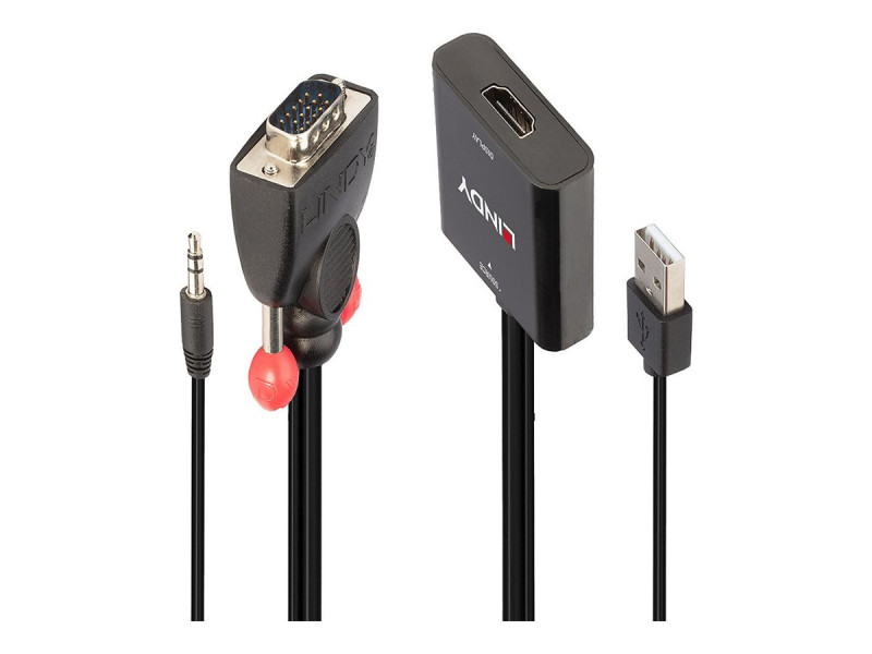 LINDY VGA & Audio to HDMI Converter