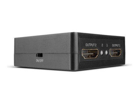 LINDY 2 Port HDMI 18G Splitter Compact
