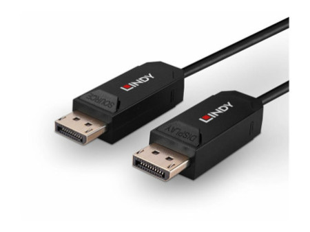 LINDY 15m Fibre Optic Hybrid DP 2.0 UHBR