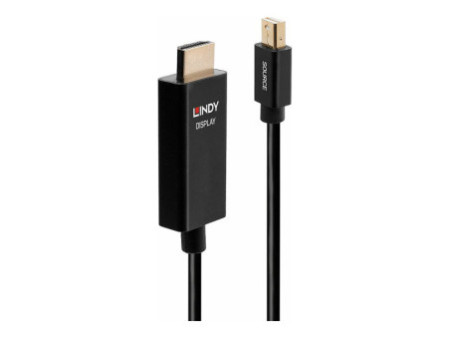 LINDY 3m Active Mini DP to HDMI Adapter