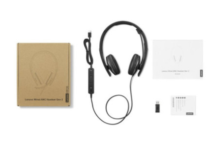 LENOVO USB-A Wired Stereo Headset Gen 2