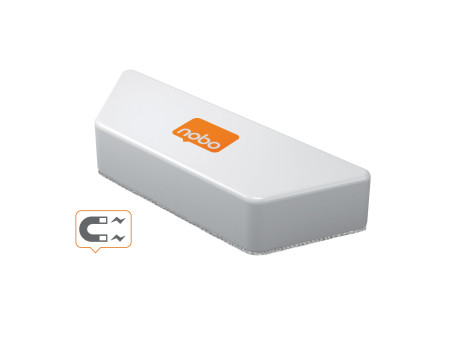 nobo Effaceur magnétique pour tableau blanc, blanc