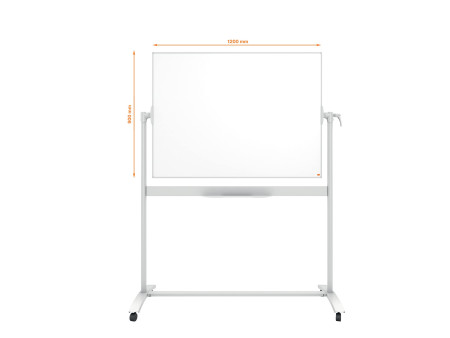 nobo Tableau pivotant Mobil Emaille, (L)1.200 x (H)900 mm