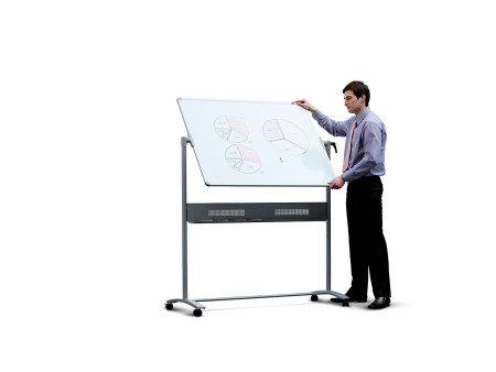 nobo Tableau rotatif à pied combi, dimensions: 1200 x 900 mm