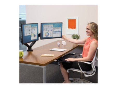 FELLOWES BRAS PORTE ÉCRAN DOUBLE PLAT