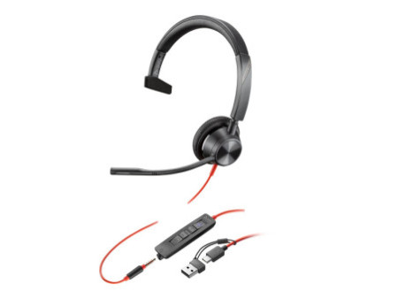 HP Poly BW 3315 -M USB-C HS +USB-C/A