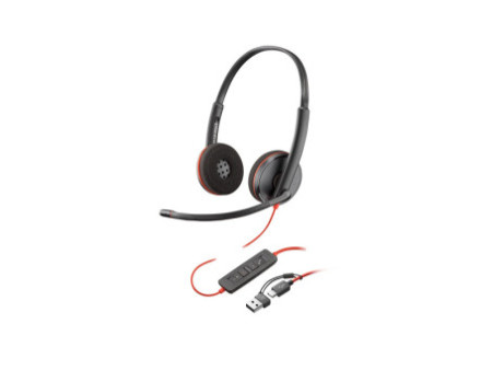 HP Poly BW 3220 USB-C HS +USB-C/A Bulk