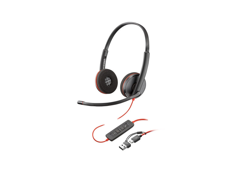 HP Poly BW 3220 Stereo USB-C HS +USB-C/A
