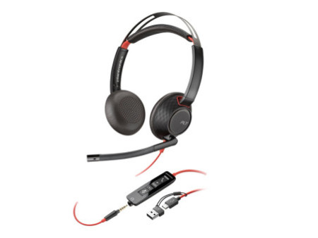 HP Poly BW 5220 USB-C HS +USB-C/A Bulk