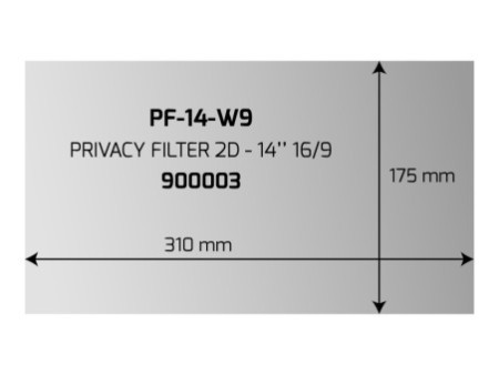 PORT Privacy Screen protector 2D 14 pcs