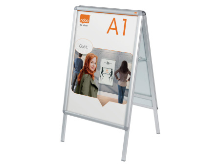 nobo Panneau d'affichage A1,cadre aluminium de haute qualité