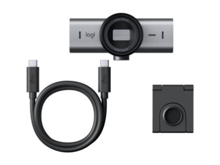 LOGI MX Brio 4K Ultra HD Webcam GREY