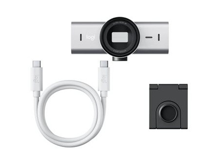 LOGI MX Brio 4K Ultra HD Webcam GREY