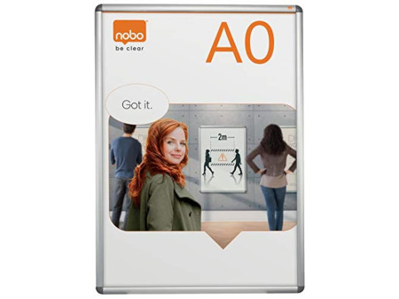 nobo Cadre porte-affiche Premium Plus, A0, 32 mm