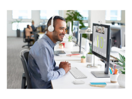 LOGI H390 USB Computer Headset - WHITE