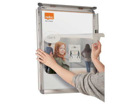nobo Cadre porte-affiche Premium Plus, A4, 25 mm