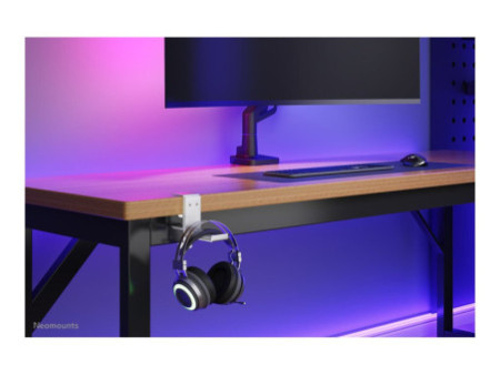 NEOMOUNTS Headphone Holder Clamp mounted