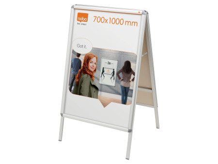 nobo Porte-affiches double-face, 700 x 1000 mm,