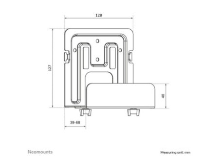 NEOMOUNTS Universal Mediabox Mount