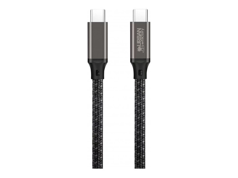 URBAN FACTORY E-Mark USB-C to USB-C cbl