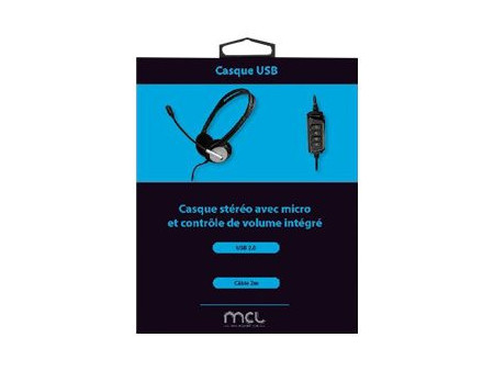 MCL Casque stéréo avec micro avec