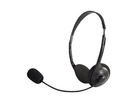 MCL Casque micro avec contrôle du volume