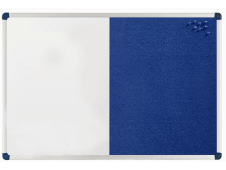 nobo Tableau mixte, fond blanc/feutre, dimensions: (L)900 x