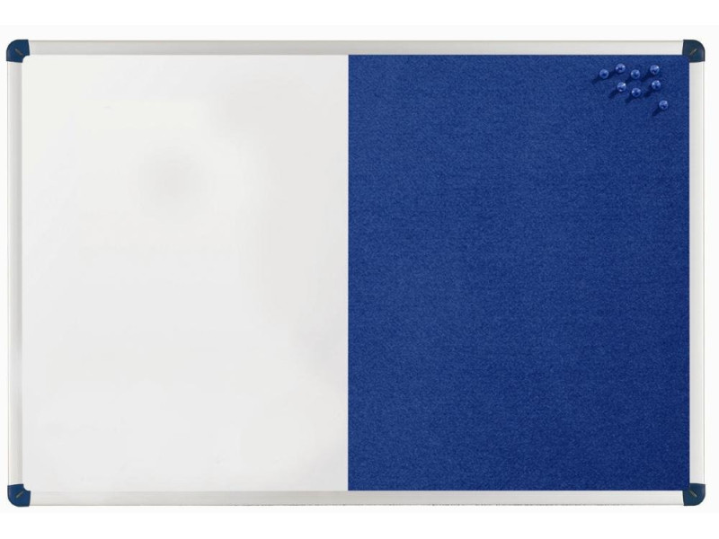 nobo Tableau mixte, fond blanc/feutre, dimensions: (L)900 x
