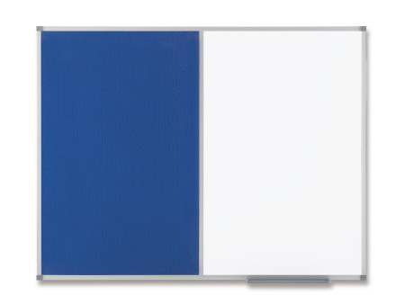nobo Tableau mixte, fond blanc/feutre, dimensions:(L)1.200 x