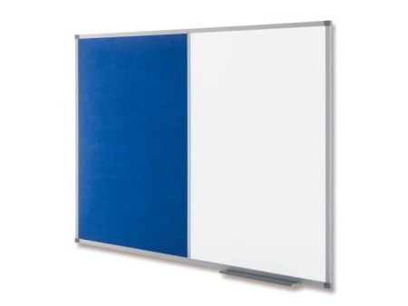 nobo Tableau mixte, fond blanc/feutre, dimensions:(L)1.200 x