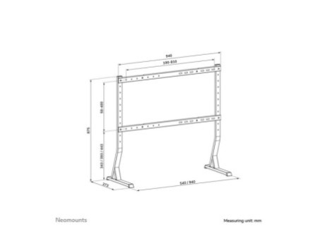 NEOMOUNTS TV Desk Stand legs