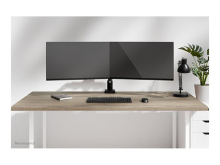NEOMOUNTS NERO Double Screen Desk Mount