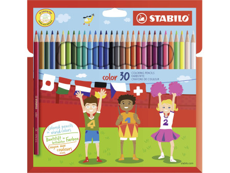 STABILO Crayons de couleur color, hexagonal, étui en carton