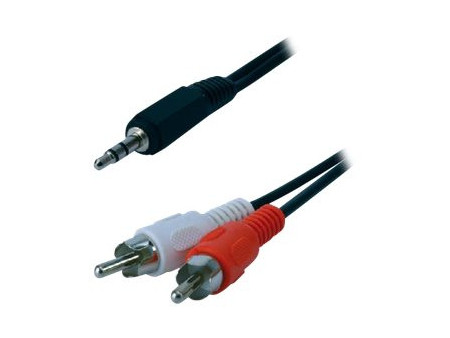 MCL CABLE AUDIO STEREO 2 x RCA MALE (P)