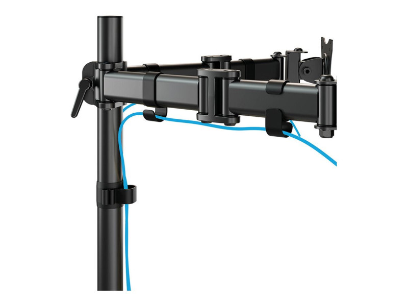 NEOMOUNTS Flat Desk Mount 2 screens Blk