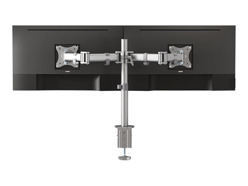 NEOMOUNTS Flat Desk Mount 2 screens Silv