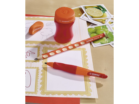 STABILO Taille-crayon à réservoir EASYsharpener, orange