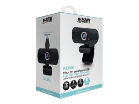 URBAN FACTORY Webcam USB Full HD 1080P