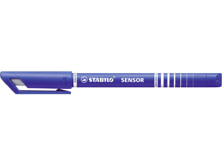 STABILO Feutre à pointe fine sensor F, étui plastique de 4