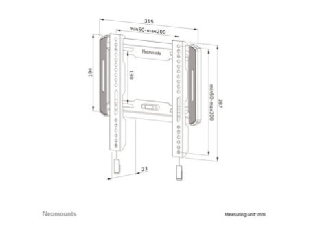 NEOMOUNTS WL30-550BL12 Fixed Wallmount