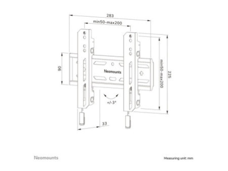 NEOMOUNTS WL30S-850BL12 Wall Mount