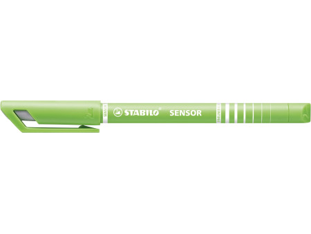 STABILO Feutre à pointe fine sensor F, étui plastique de 4