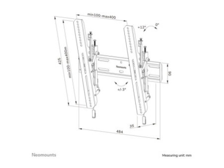 NEOMOUNTS WL35S-850BL14 Wall Mount