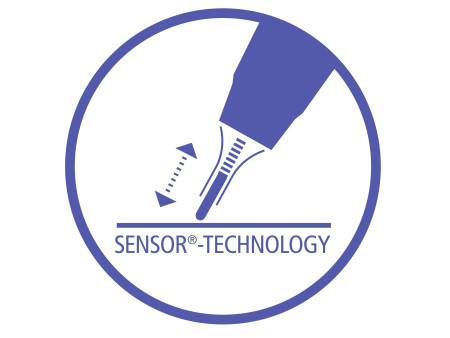STABILO Feutre à pointe fine sensor F, étui plastique de 4