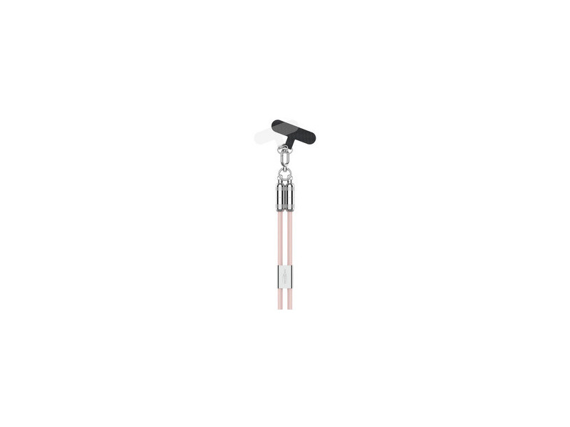 ANSMANN Bandoulière/câble pour smartphone, USB-C, rose