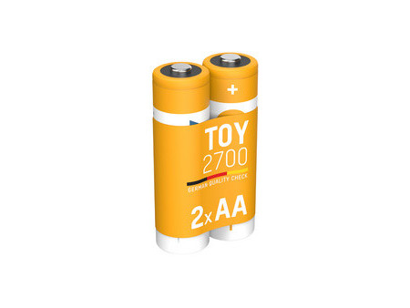 ANSMANN Pile rechargeable NiMH Toy, AA, 2.700 mAh, 2 pièces