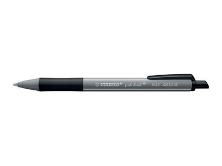 STABILO Stylo à bille rétractable pointball colorful, bleu