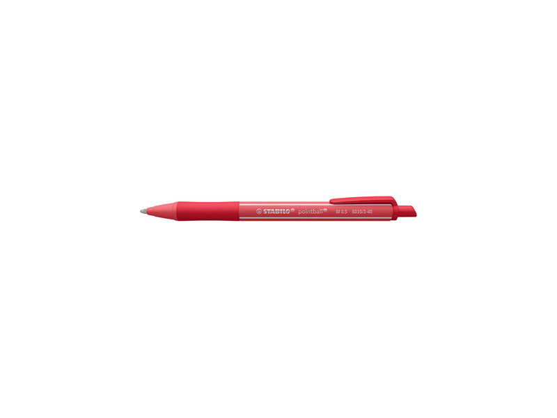 STABILO Stylo à bille rétractable pointball colorful, noir