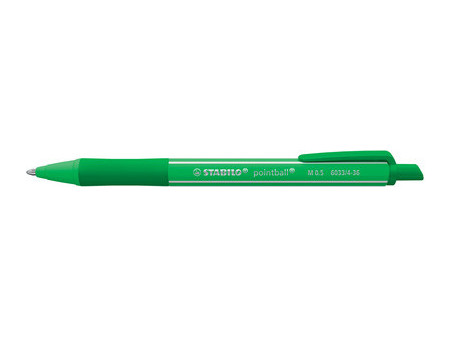 STABILO Stylo à bille rétractable pointball colorful, noir